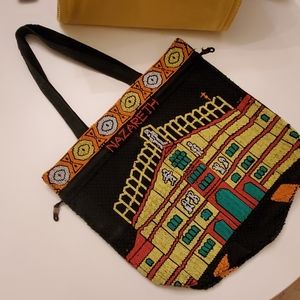 Vintage Beaded Nazareth Shoulder Bag Tote
